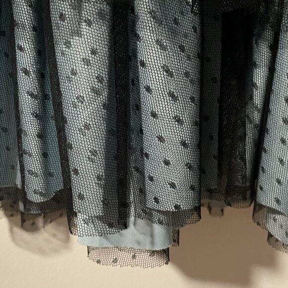 Urban Outfitters Kimchi Blue Bailey Mini Dress with lace layer and bow - Picture 4 of 6